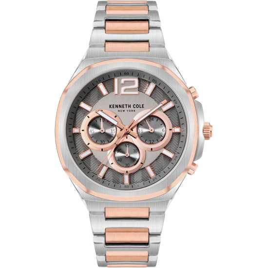 Kenneth Cole Steel Fashion Analogue Quartz Watch  Бижутерия