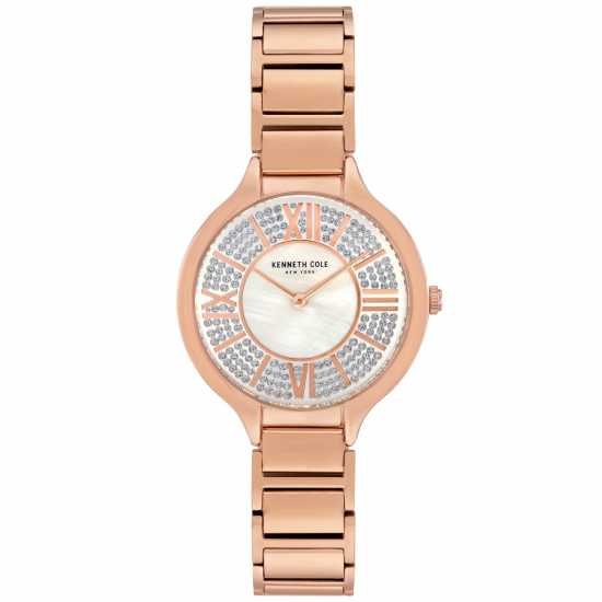 Kenneth Cole Casual Two Tone Fashion Analogue Quartz Watch Рс Злато Бижутерия