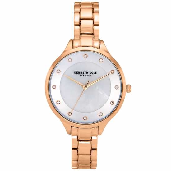 Kenneth Cole York Dress Grey Fashion Analogue Quartz Watch Рс Злато Бижутерия