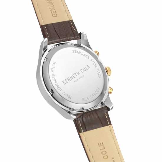 Kenneth Cole York Dress Grey Fashion Analogue Quartz Watch Две цвета Бижутерия