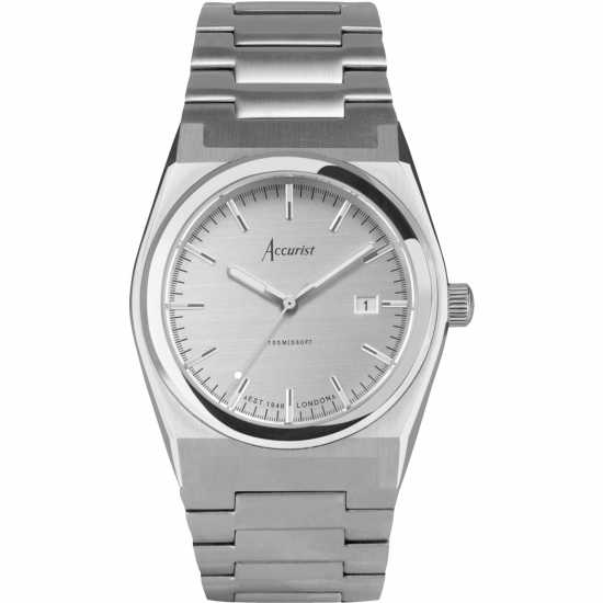 Accurist Mens Stainless Steel Classic Analogue Quartz Watch  Бижутерия