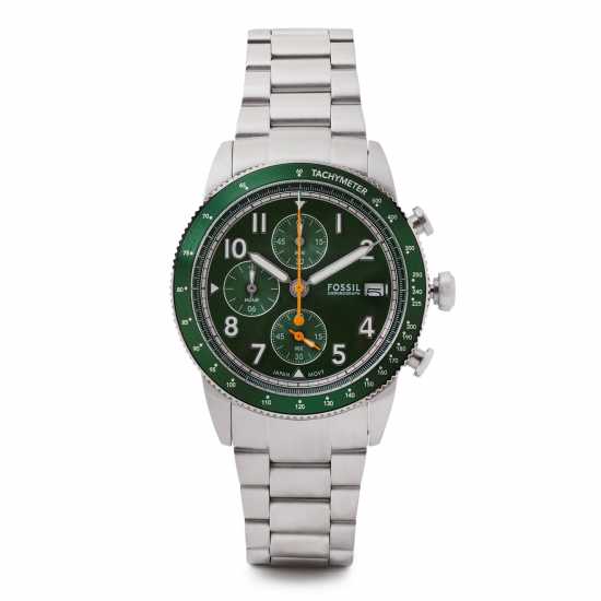 Fossil Sprt Trr Chrngrph St Сребърно Часовници