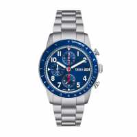 Fossil Sprt Trr Chrngrph St Сребърно Часовници