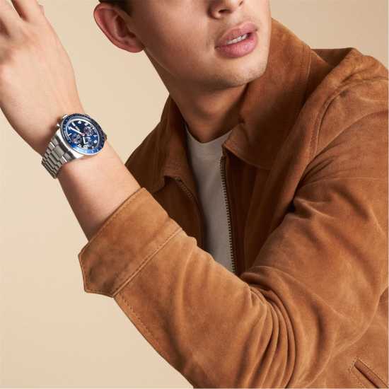 Fossil Sprt Trr Chrngrph St Сребърно Часовници