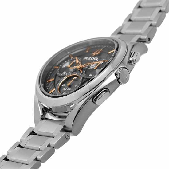 Bulova Curv Stainless Steel Classic Analogue Watch  Часовници