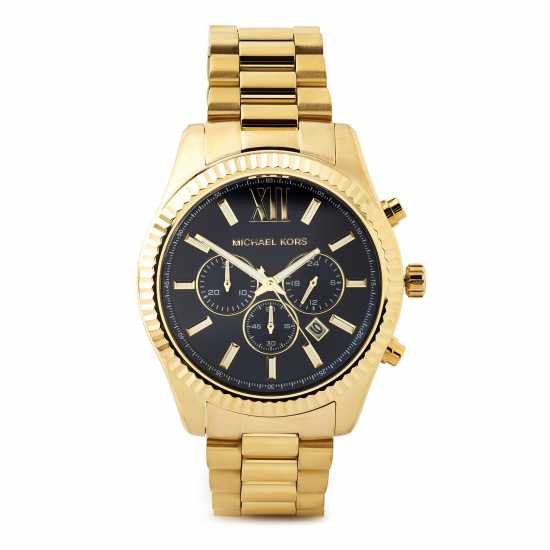 Michael Kors Mchl Krs Lxngtn Chrn Злато Часовници