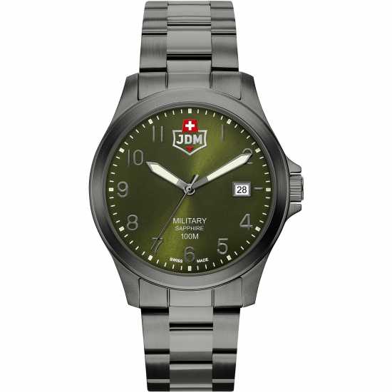 Jdm Military I Gun Ip Green Dial Stainless Steel Sports Watch  Бижутерия