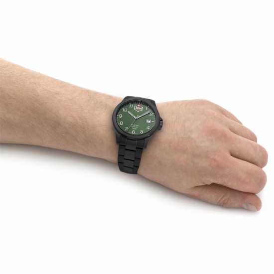 Jdm Military I Gun Ip Green Dial Stainless Steel Sports Watch  Бижутерия