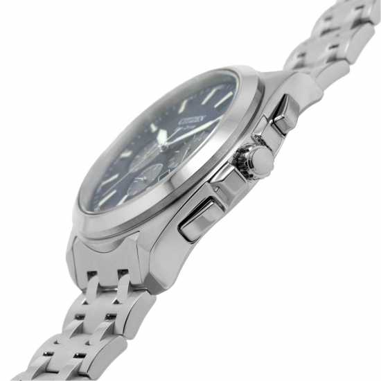 Citizen Mens Chronograph Stainless Steel Watch Сребърно Часовници