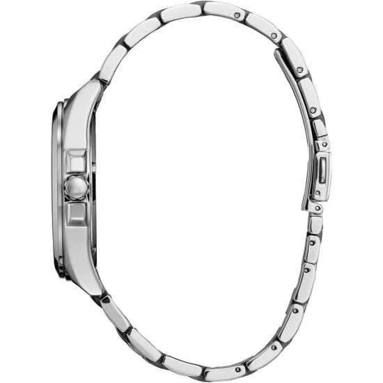 Citizen Mens Bracelet Stainless Steel Watch Сребърно Часовници