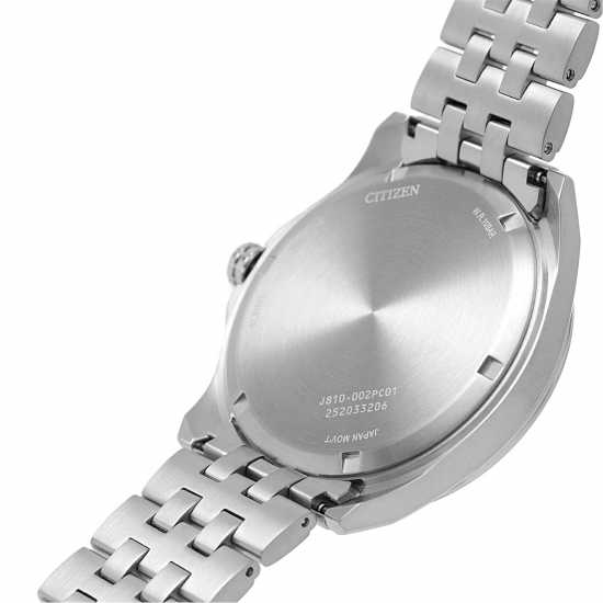 Citizen Mens Bracelet Stainless Steel Watch Сребърно Часовници