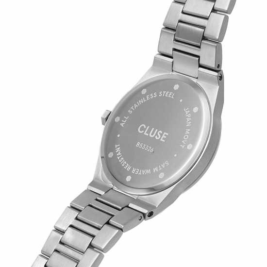 Cluse Stainless Steel Fashion Analogue Watch Сребърно Часовници