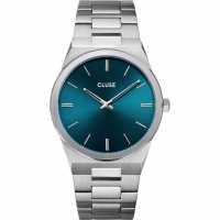 Cluse Stainless Steel Fashion Analogue Watch Сребърно Часовници