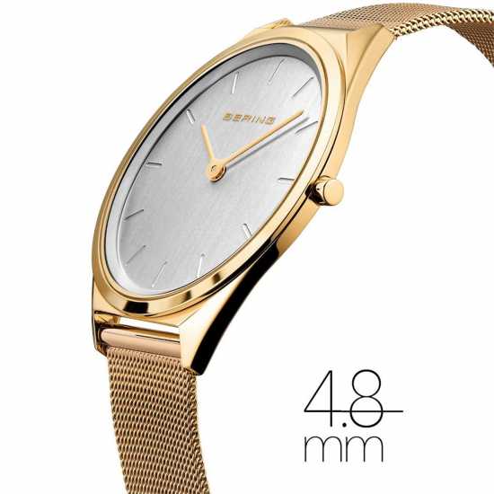 Bering Slim Stainless Steel Classic Analogue Quartz Watch  Часовници