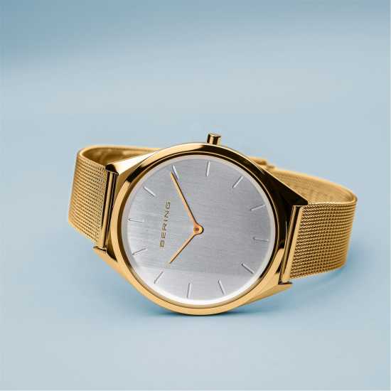 Bering Slim Stainless Steel Classic Analogue Quartz Watch  Часовници