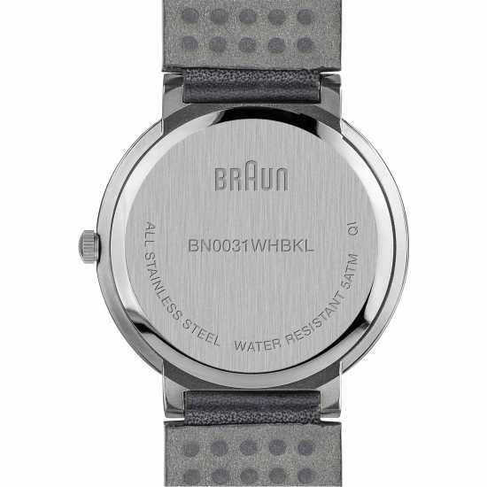 Braun Steel Classic Analogue Quartz Watch  Бижутерия