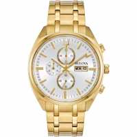 Bulova Stainless Steel Classic Analogue Quartz Watch  Часовници