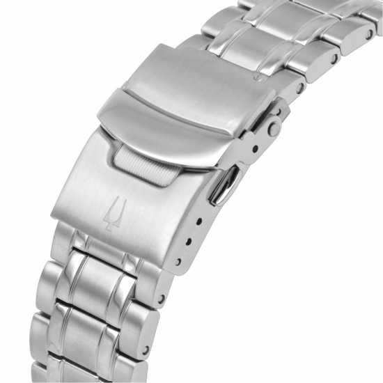 Bulova Sport Stainless Steel Classic Analogue Quartz Watch  Часовници