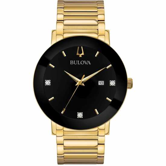 Bulova Pvd Gold Plated Classic Analogue Quartz Watch  Часовници