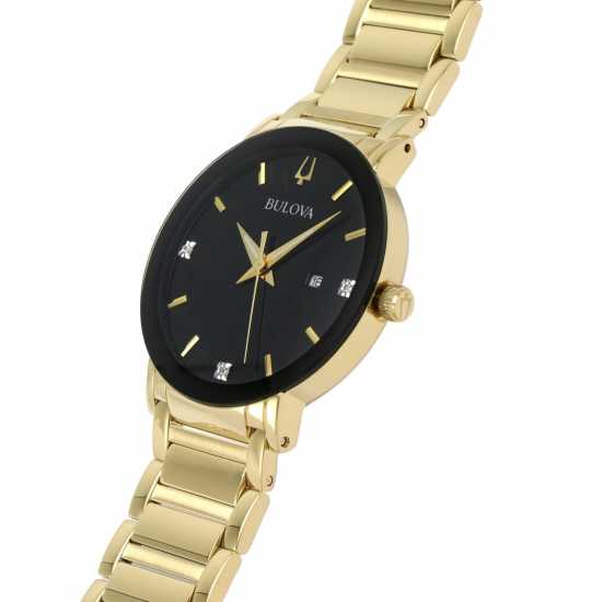 Bulova Pvd Gold Plated Classic Analogue Quartz Watch  Часовници