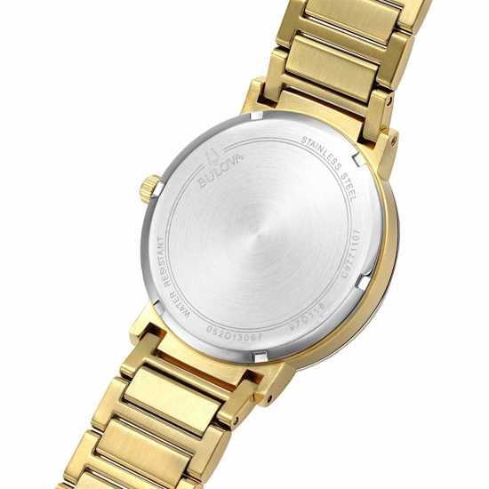 Bulova Pvd Gold Plated Classic Analogue Quartz Watch  Часовници