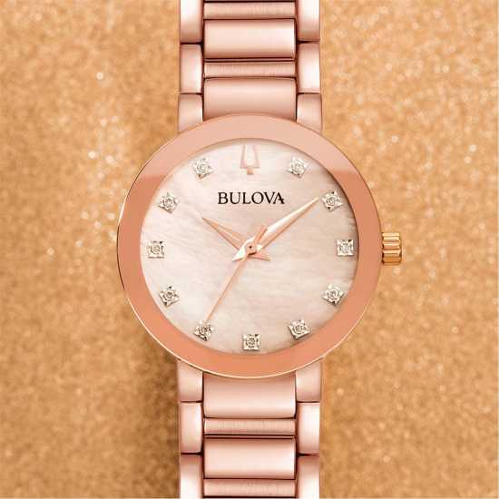 Bulova Stainless Steel Classic Analogue Quartz Watch  Часовници