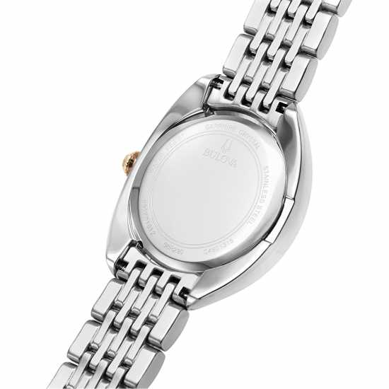 Bulova Two-Tone Steel And Rose Plate Classic Quartz Watch  Часовници