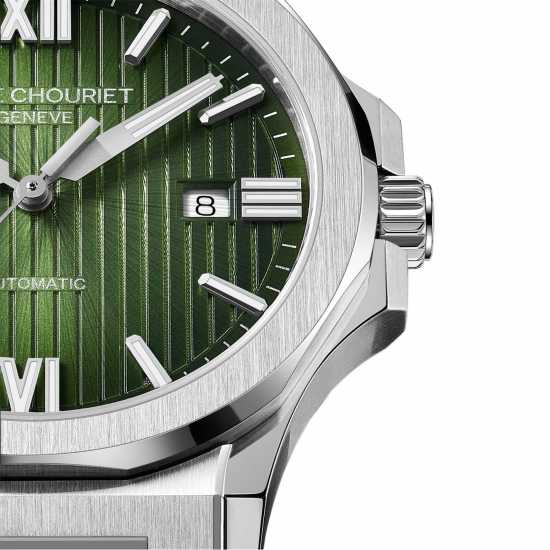 Emile Chouriet Cliff Stainless Steel Luxury Watch Сребърно Часовници