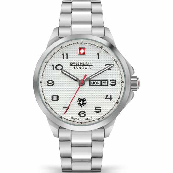 Swiss Military Hanowa Stainless Steel Sports Analogue Watch  Часовници