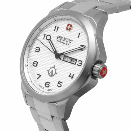 Swiss Military Hanowa Stainless Steel Sports Analogue Watch  Часовници