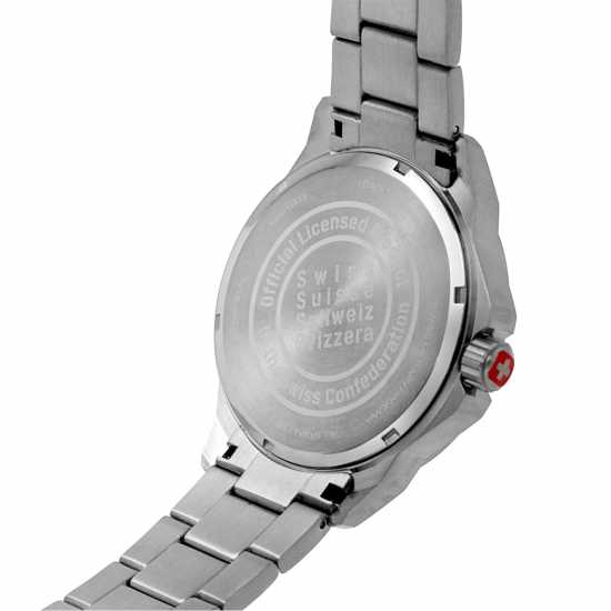 Swiss Military Hanowa Stainless Steel Sports Analogue Watch  Часовници