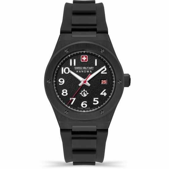 Swiss Military Hanowa Stainless Steel Sports Analogue Quartz Watch  Часовници