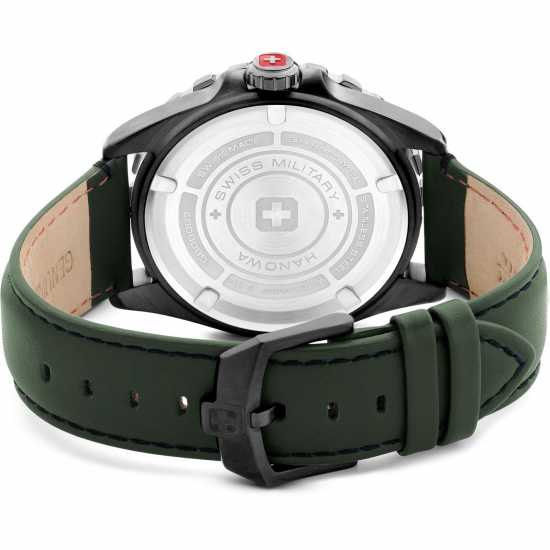 Swiss Military Hanowa Peak Stainless Steel Sports Analogue Watch Зелено Часовници