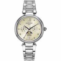 Roamer Moonphase Diamond Stainless Steel Watch