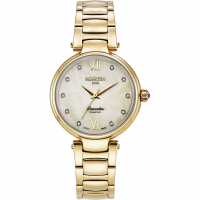 Roamer Diamonds Stainless Steel Luxury Watch Злато Часовници