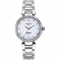 Roamer Diamonds Stainless Steel Luxury Watch Сребърно Часовници