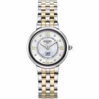 Roamer Diamonds Plated Stainless Steel Luxury Watch Две-Три Злато Часовници