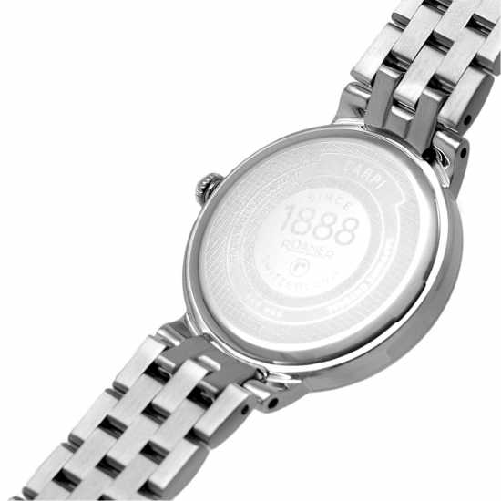 Roamer Diamonds Plated Stainless Steel Luxury Watch Две-Три Злато Часовници