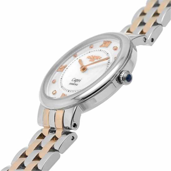 Roamer Diamonds Plated Stainless Steel Luxury Watch Дв-Тн Рс Часовници