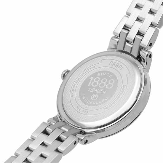 Roamer Diamonds Plated Stainless Steel Luxury Watch Дв-Тн Рс Часовници