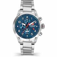 Swiss Military Hanowa Stainless Steel Sports Analogue Watch Сребърно Часовници