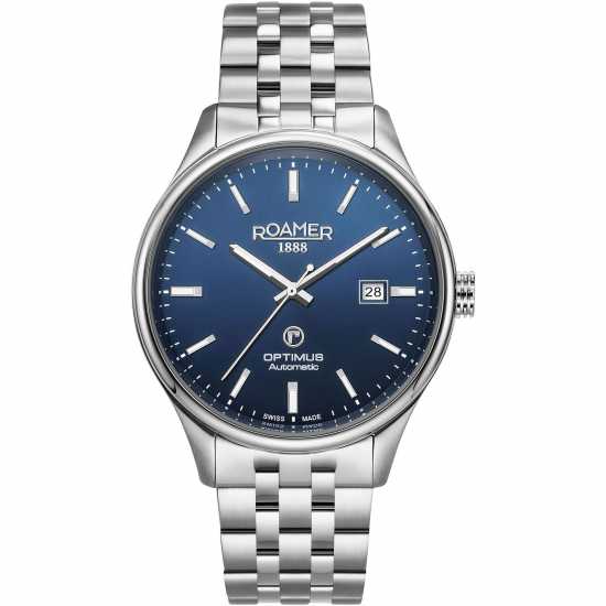 Roamer Blue Dial Steel Bracelet Luxury Watch  Часовници