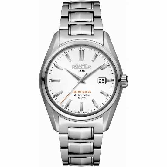 Roamer Automatic Stainless Steel Luxury Watch Сребърно Часовници