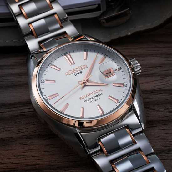 Roamer Stainless Steel Luxury Analogue Watch  Часовници