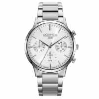 Roamer Multi Function Stainless Steel Luxury Watch Сребърно Часовници