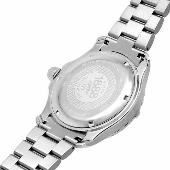 Roamer Sea 200 Stainless Steel Luxury Analogue Watch Сребърно Часовници