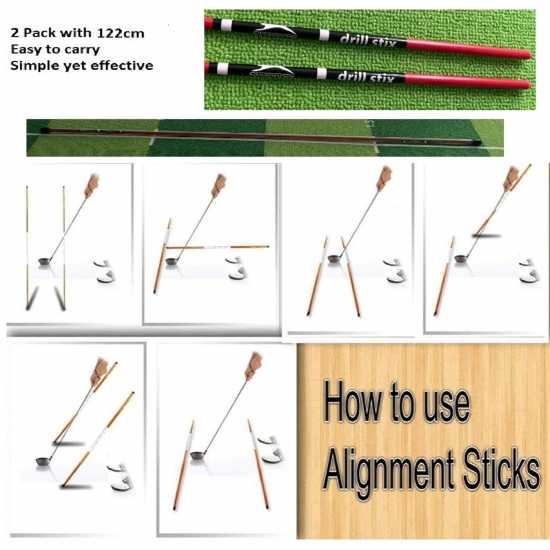 Slazenger Pro Golf Alignment Sticks  Голф аксесоари