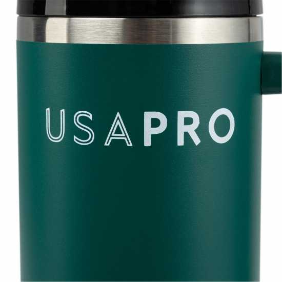 Usa Pro Stainless Steel Travel Cup Горско зелено Бутилки за вода