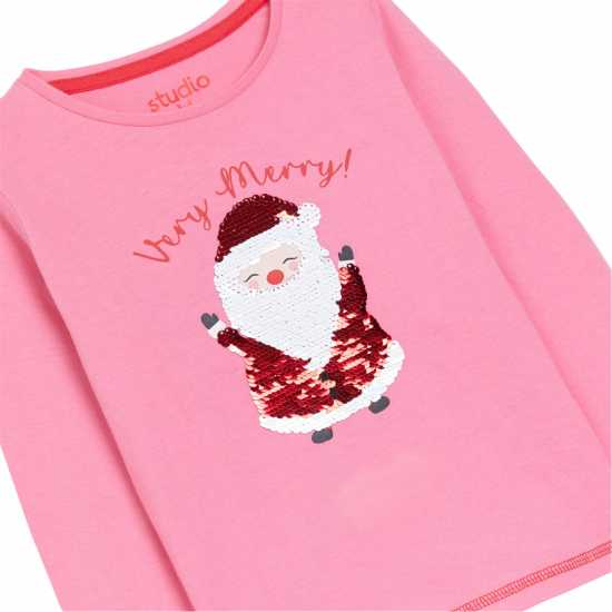 Be You Santa Pj In88 Розово Детски пижами