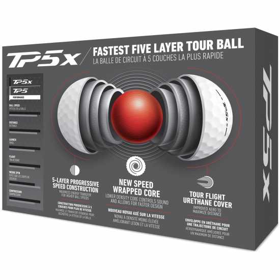 Taylormade Tp5X Glb Dz 10  Голф топки